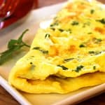 Omelete é um dos pratos com ovos mais saudáveis, elaborado por nutricionista